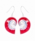 Boucles d'oreilles Argent Nautilus 29mm Prix Paire