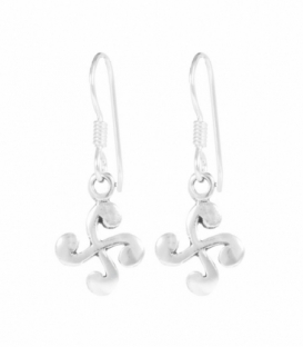 Boucles Argent d'oreilles Lauburu Prix Paire