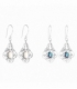 Boucles d'oreilles Argent Filigrane Minéraux Prix paire