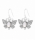 Boucles d'oreilles Argent Papillon Minéraux Prix Paire