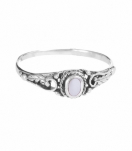 Bague Argent Nacre Bali