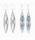 Boucles d'oreilles Argent Minéraux Prix paire