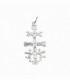 Pendentif Argent Croix de Caravaca 3,00cm