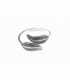 Anillo Plata Pie Midi Plumas