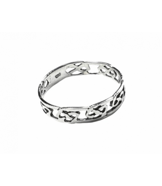 Bague Argent Tribal