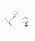 Boucles d'oreilles Symbole Femme