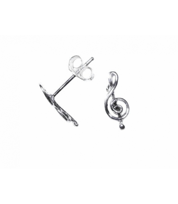 Boucles d'oreilles Clef de Sol