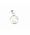 Pendentif Argent Oeil de Shiva 10mm