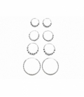 Créoles Argent Boules (3mm). Prix paire