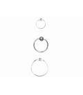 Aro Piercing Plata Bola 2mm. Precio par