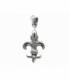 Pendentif Argent Fleur de Lys 26mm