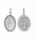 Pendentif Argent Vierge Milagrosa 20mm