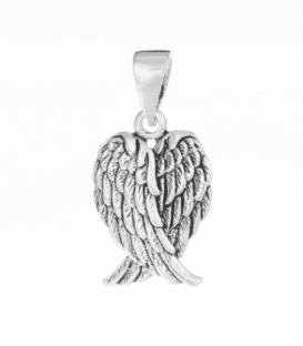 Pententif Argent Ailes d'ange 17mm