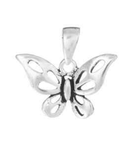 Colgante Plata Mariposa 10mm