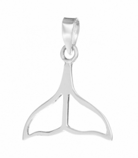 Pendentif Argent Collier Baleine 15mm