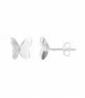 Boucles d'oreilles Argent Papillon 9mm Prix Paire