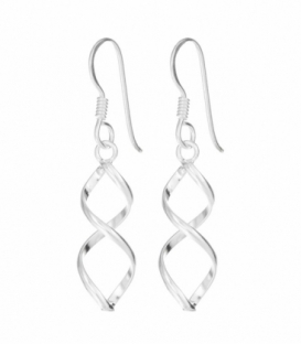 Boucle d'oreille Argent Spirale 20mm Prix Paire