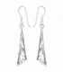 Boucles d'oreilles Argent Filigrane Cône 26mm Prix Paire