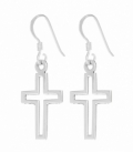 Boucles d'oreilles Argent Croix Prix Paire