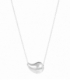 Collier Argent Goutte 40+3cm