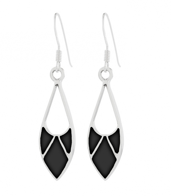 Boucles d'oreilles Argent Pierre 26mm Prix Paire