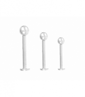 Piercing Argent Barre Fil Boule 3mm Prix Unité