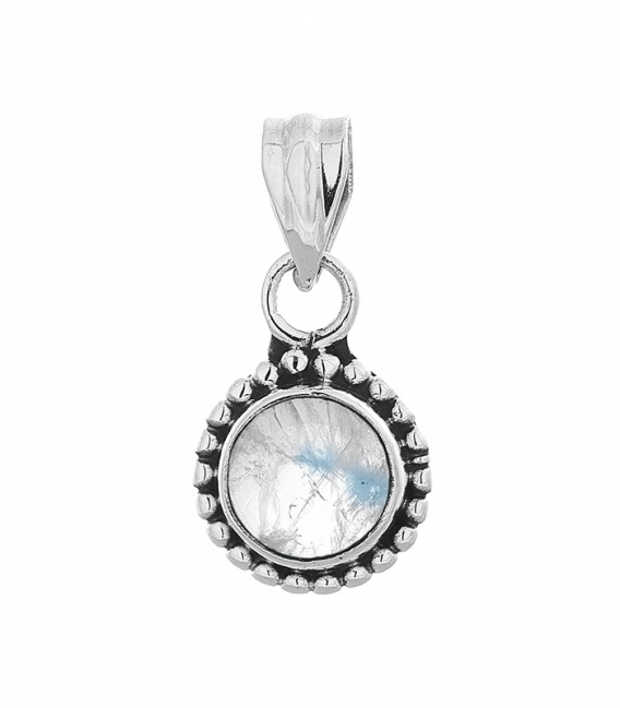 Pendentif Argent Pierre 1,20cm