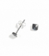 Boucles d'oreilles Argent Pierre 4mm. Prix Paire