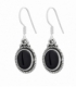 Boucles d'oreilles Argent Pierre 1,40cm. Prix paire