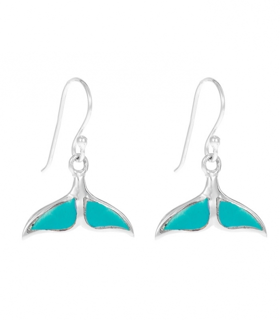 Boucles d’oreilles Argent Queue de Baleine Mineral Prix Paire