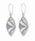 Boucles d'oreilles Argent Pierre 22mm. Prix paire