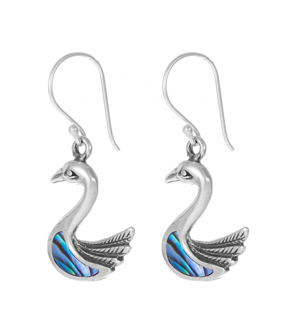 Boucles d'oreilles Pierre Cygne 15mm Prix Paire