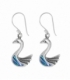 Boucles d'oreilles Pierre Cygne 15mm Prix Paire