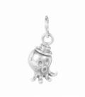 Pendentif Argent Poulpe 10mm