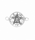 Abalorio Entrepieza Plata Tetragramaton 14mm