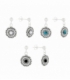 Boucles d'oreilles Argent Placage Bali