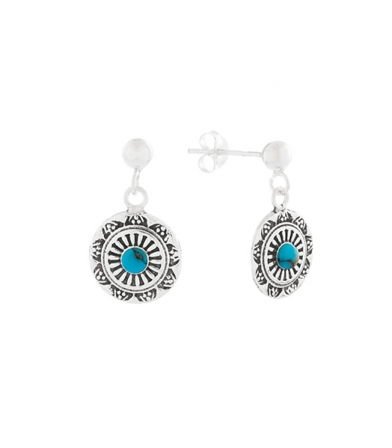 Boucles d'oreilles Argent Placage Bali