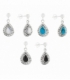 Boucles d'oreilles Argent Larme