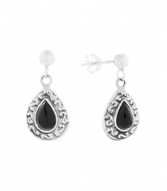 Boucles d'oreilles Argent Larme