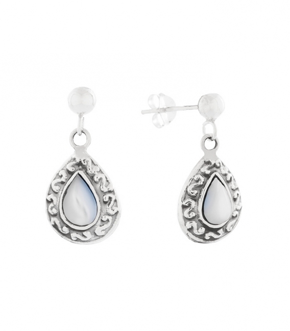 Boucles d'oreilles Argent Larme