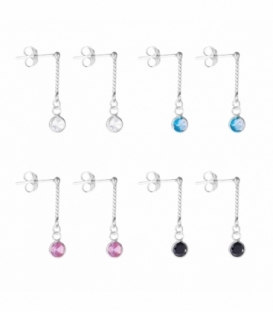 Boucles d’oreilles Argent Zirconium Prix pair