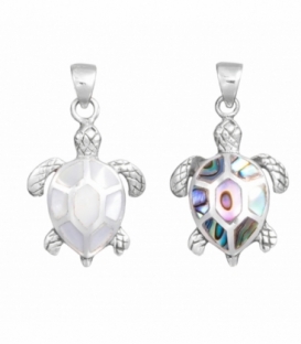 Pendentif Argent Tortue 20mm