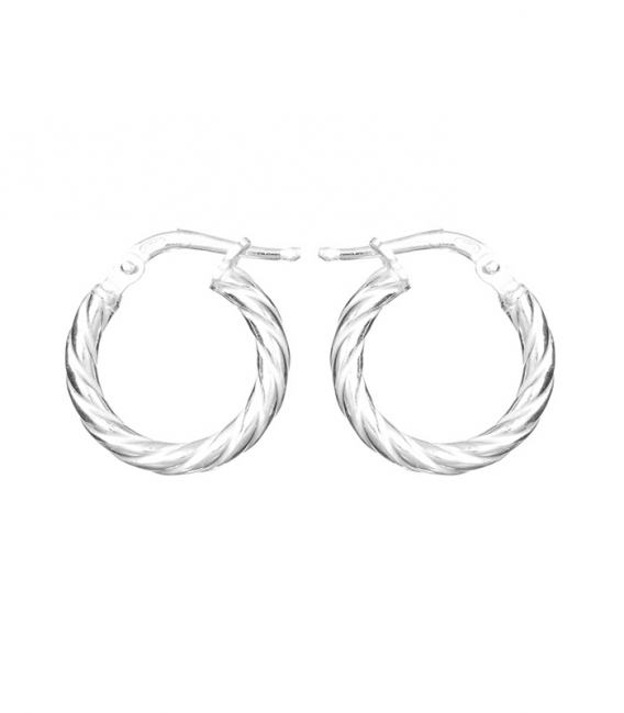 Boucles d'oreilles Argent Créateurs 14.5 X 2.3mm Prix Paire