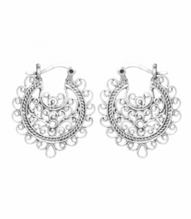 Boucles d'oreilles Argent Filigrane 28.5mm Prix Paire