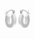 Boucles d'oreilles Argent U Fermoir Créole Prix Paire