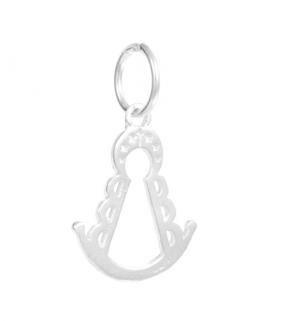 Pendentif Argent Vierge del Rocio 16mm