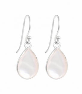 Boucles d'oreilles Argent Déchirure Nacre Prix paire