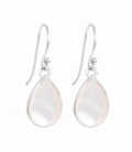 Boucles d'oreilles Argent Déchirure Nacre Prix paire