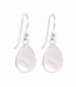 Boucles d'oreilles Argent Déchirure Nacre Prix paire