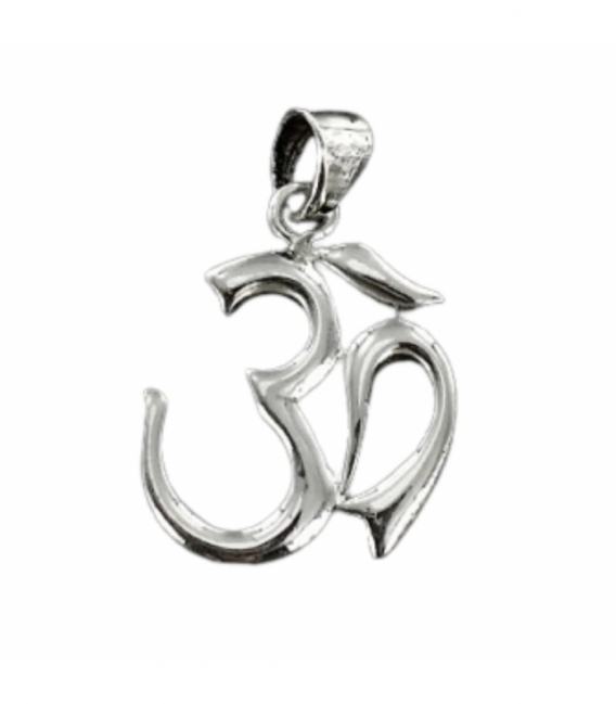 Pendentif Argent Om 33mm